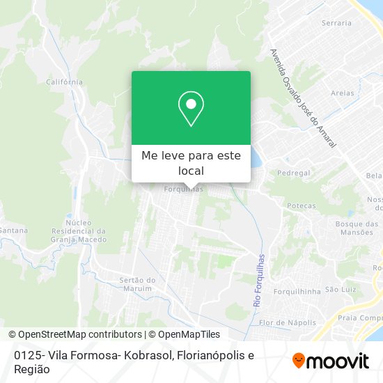 0125- Vila Formosa- Kobrasol mapa