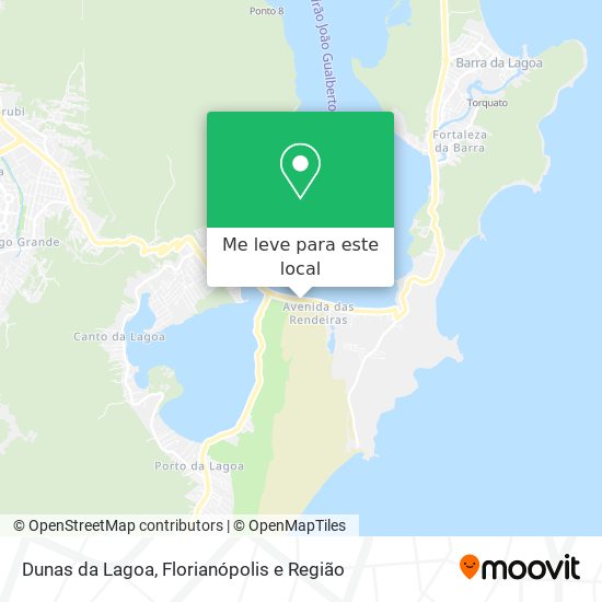 Dunas da Lagoa mapa