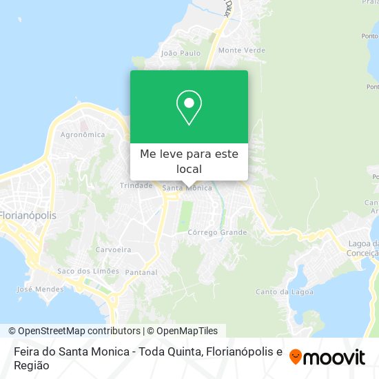 Feira do Santa Monica - Toda Quinta mapa