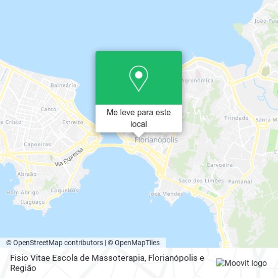 Fisio Vitae Escola de Massoterapia mapa