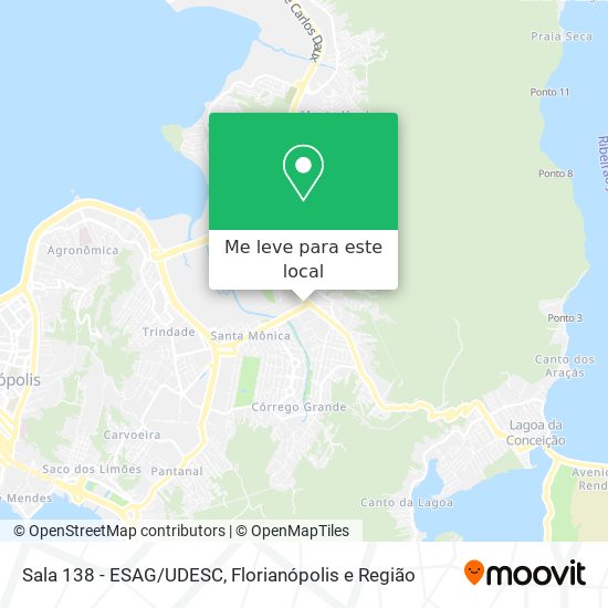 Sala 138 - ESAG/UDESC mapa