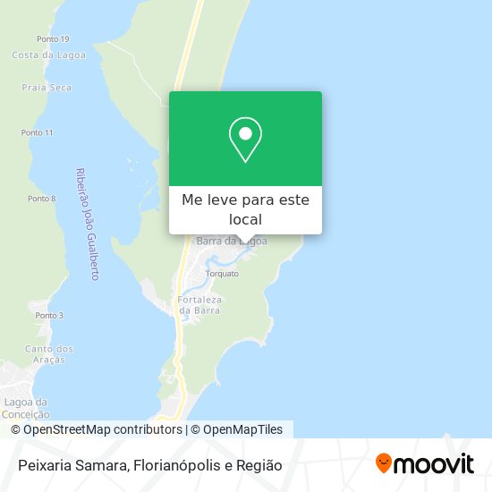 Peixaria Samara mapa