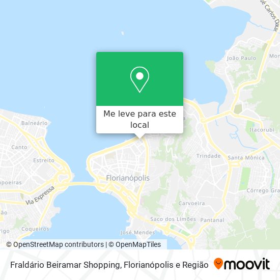 Fraldário Beiramar Shopping mapa