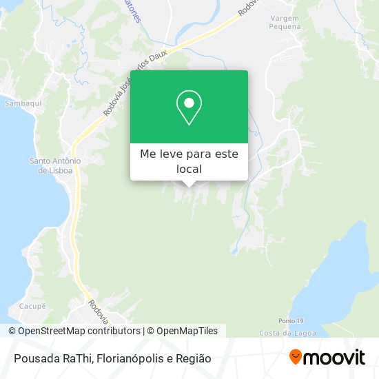 Pousada RaThi mapa
