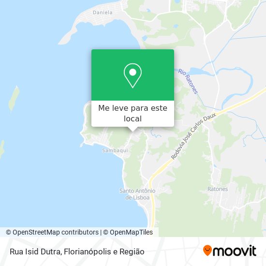 Rua Isid Dutra mapa