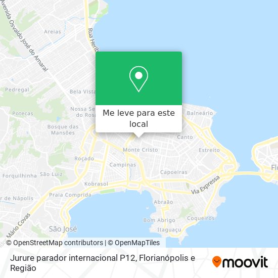 Jurure parador internacional P12 mapa
