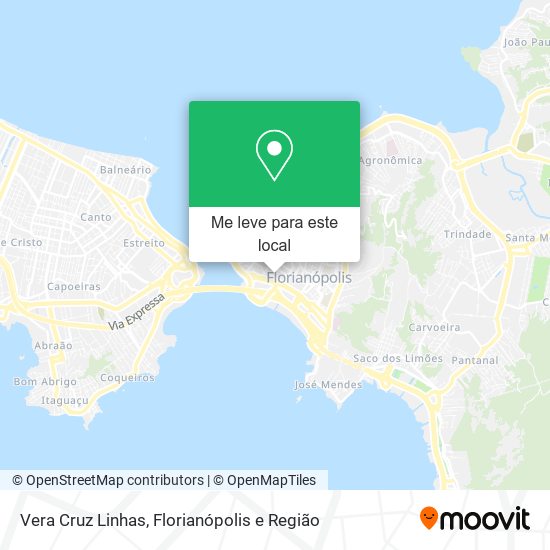 Vera Cruz Linhas mapa