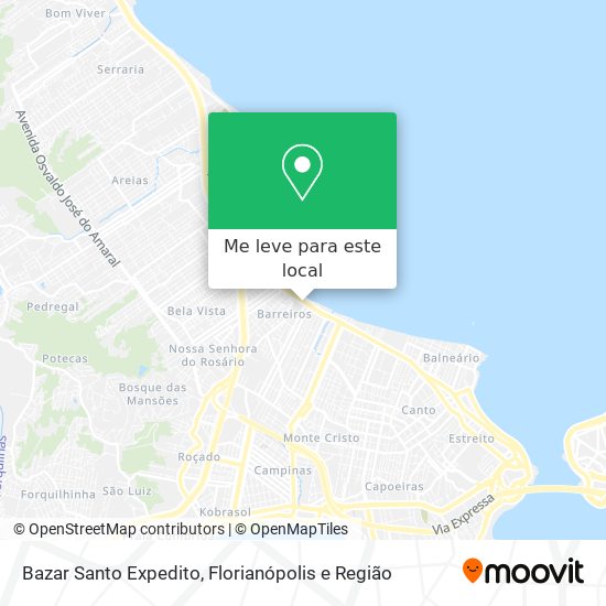Bazar Santo Expedito mapa