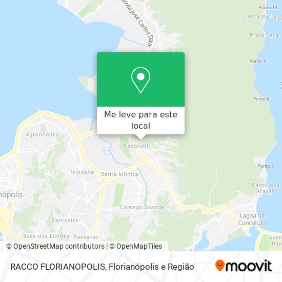 RACCO FLORIANOPOLIS mapa