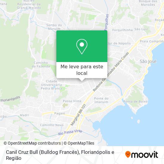 Canil Cruz Bull (Bulldog Francês) mapa