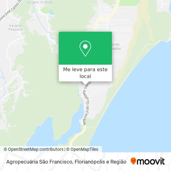 Agropecuária São Francisco mapa