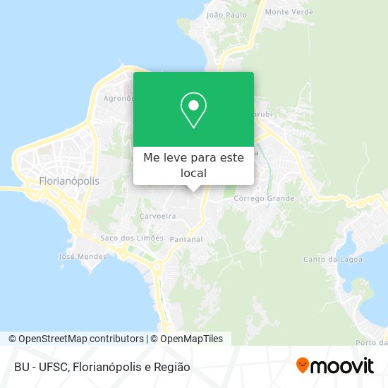 BU - UFSC mapa