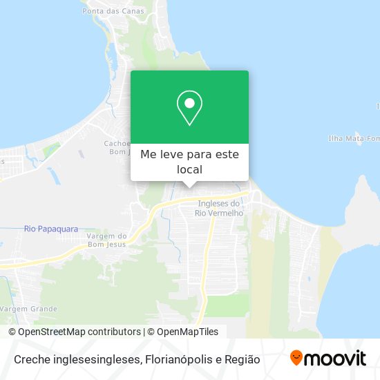 Creche inglesesingleses mapa