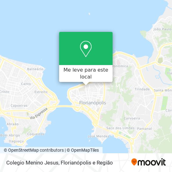 Colegio Menino Jesus mapa