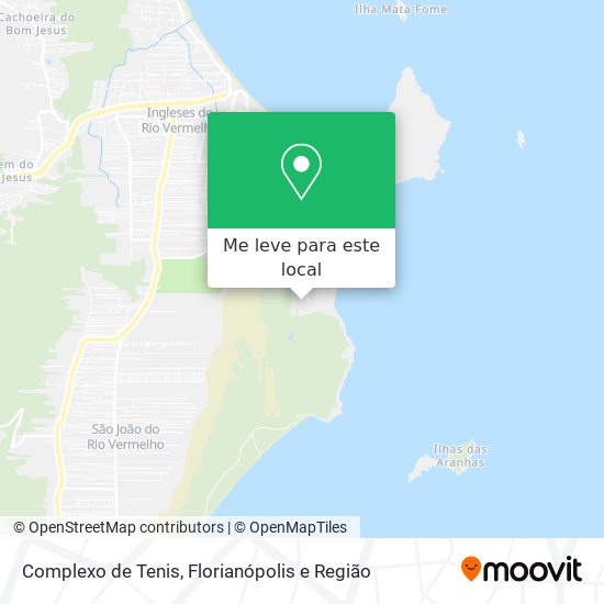 Complexo de Tenis mapa
