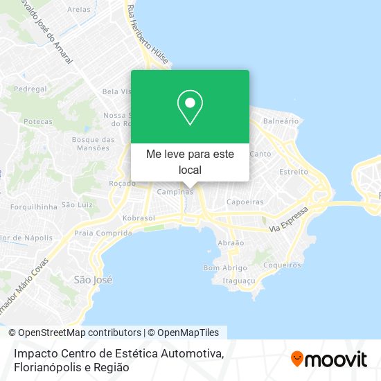 Impacto Centro de Estética Automotiva mapa