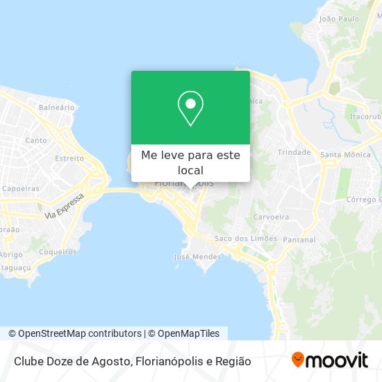 Clube Doze de Agosto mapa