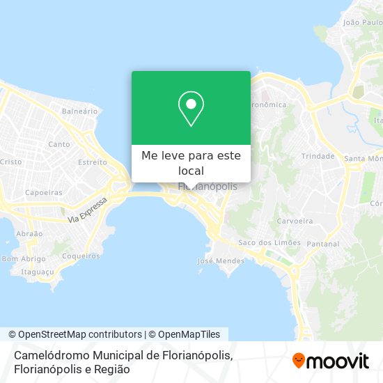 Camelódromo Municipal de Florianópolis mapa