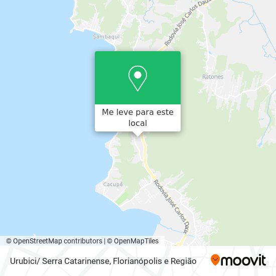Urubici/ Serra Catarinense mapa