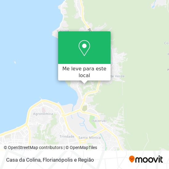 Casa da Colina mapa