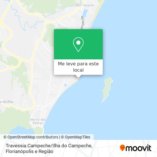 Travessia Campeche / Ilha do Campeche mapa