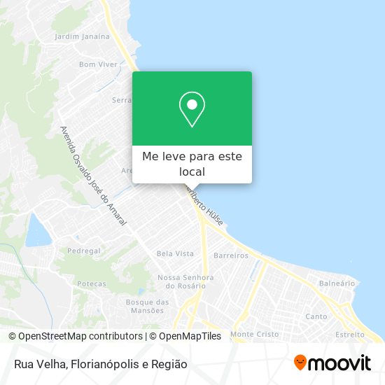 Rua Velha mapa