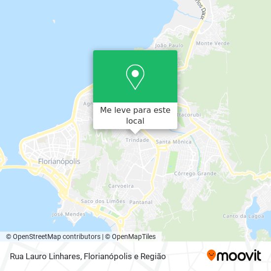 Rua Lauro Linhares mapa