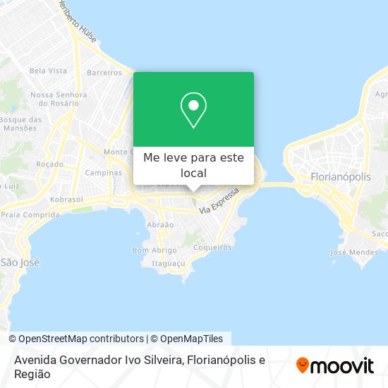 Avenida Governador Ivo Silveira mapa