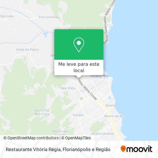 Restaurante Vitória Régia mapa