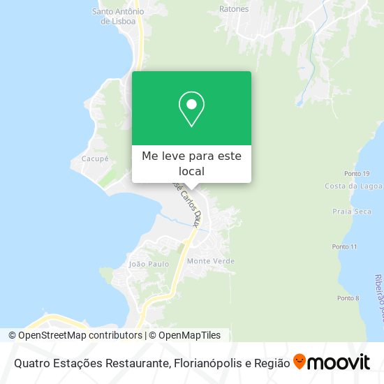 Quatro Estações Restaurante mapa