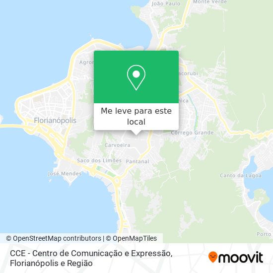 CCE - Centro de Comunicação e Expressão mapa