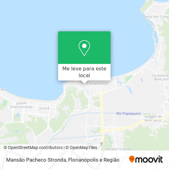 Mansão Pacheco Stronda mapa