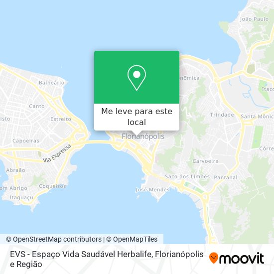 EVS - Espaço Vida Saudável Herbalife mapa