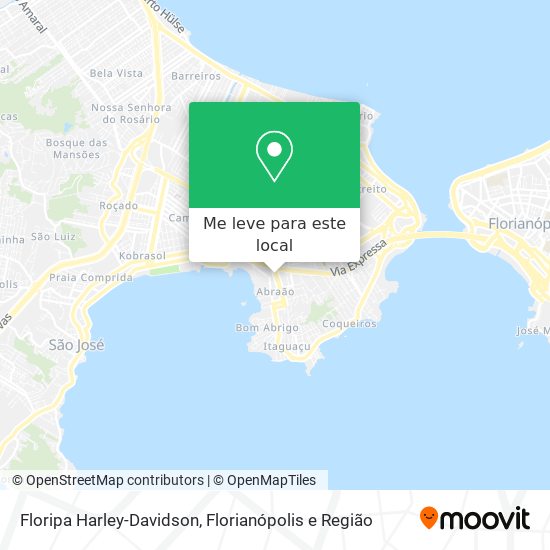 Floripa Harley-Davidson mapa