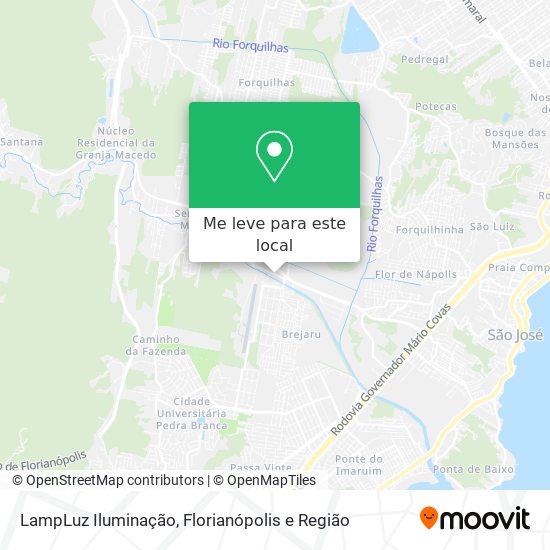 LampLuz Iluminação mapa