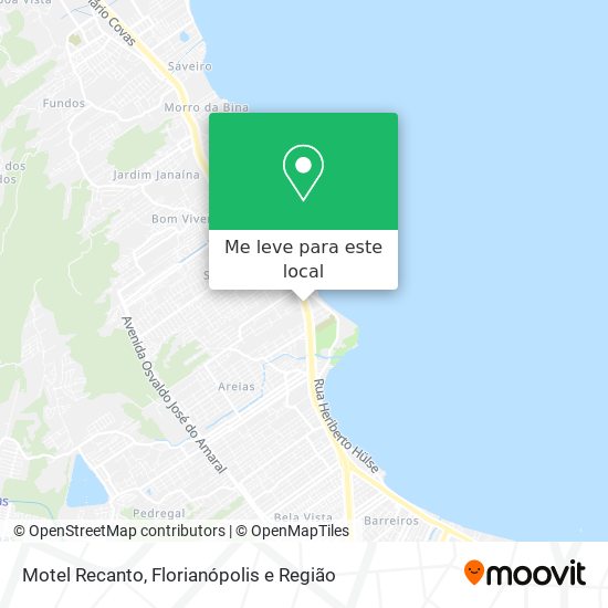 Motel Recanto mapa