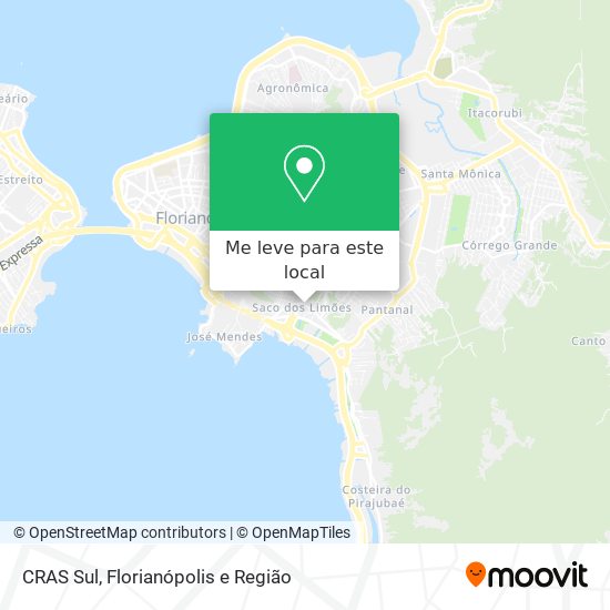 CRAS Sul mapa
