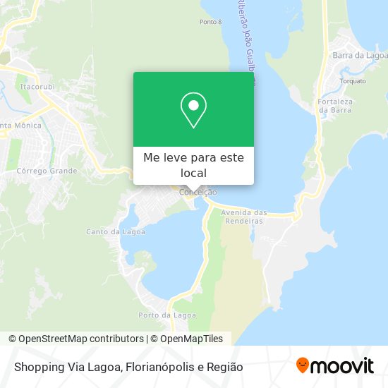 Shopping Via Lagoa mapa