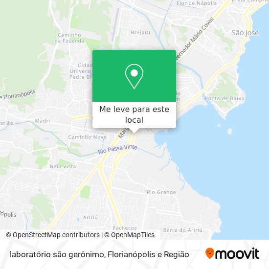 laboratório são gerônimo mapa