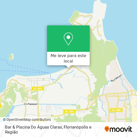 Bar & Piscina Do Águas Claras mapa