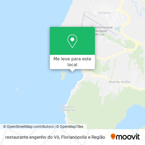 restaurante engenho do Vô mapa