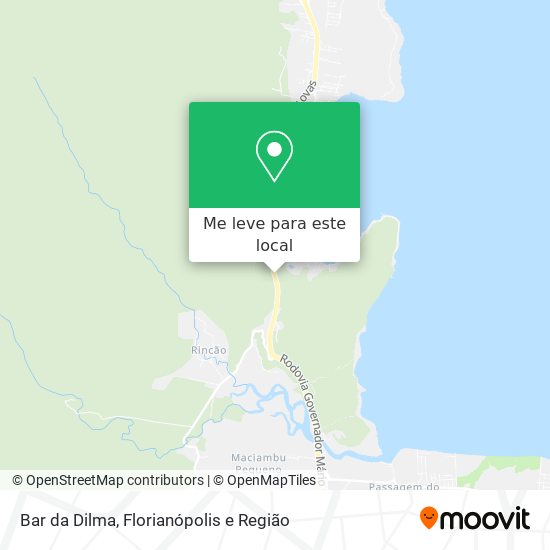 Bar da Dilma mapa