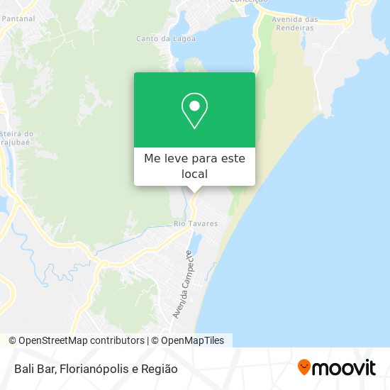 Bali Bar mapa