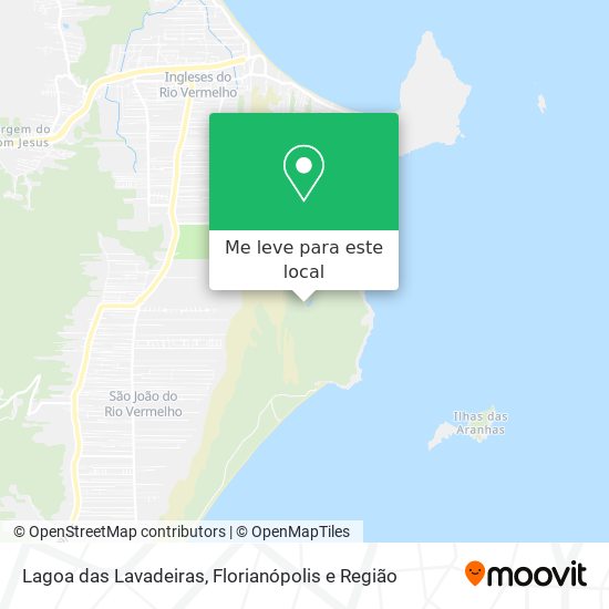 Lagoa das Lavadeiras mapa