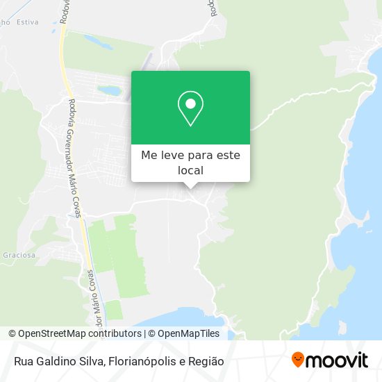 Rua Galdino Silva mapa