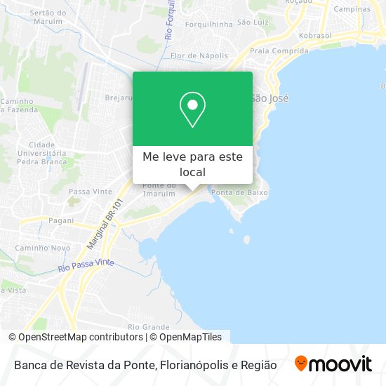 Banca de Revista da Ponte mapa