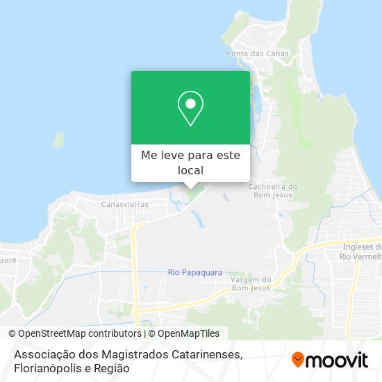 Associação dos Magistrados Catarinenses mapa