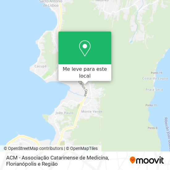 ACM - Associação Catarinense de Medicina mapa