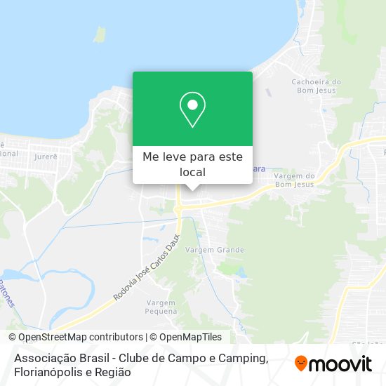 Associação Brasil - Clube de Campo e Camping mapa