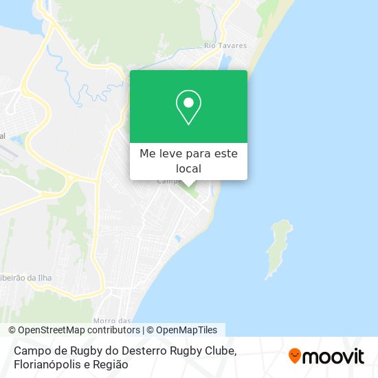 Campo de Rugby do Desterro Rugby Clube mapa